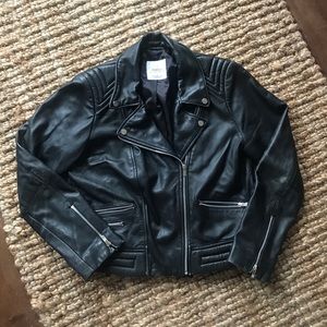 Mango leather jacket